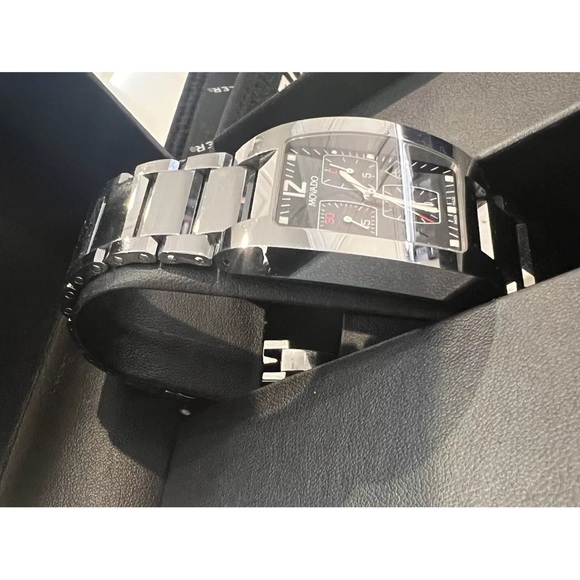 Movado Men's 605992 Fiero Tungsten Carbide Chronograph Watch!!!! RARE!! - Picture 3 of 9